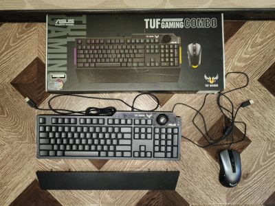 Лот: 24812872. Фото: 1. Игровой набор ASUS TUF Gaming... Клавиатуры и мыши