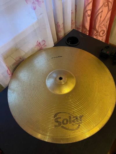 Лот: 19240408. Фото: 1. Sabian Solar 20" Тарелка Ride. Ударные