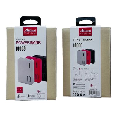Лот: 22144591. Фото: 1. Power Bank ALLISON ALS-S69 10000mAh... Внешние, портативные аккумуляторы для смартфонов (Power bank)