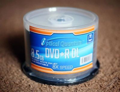 Лот: 1157035. Фото: 1. DVD+R DL Dual Layer 8x 8.5GB GLOSSY... Другое (компьютеры, оргтехника, канцтовары)