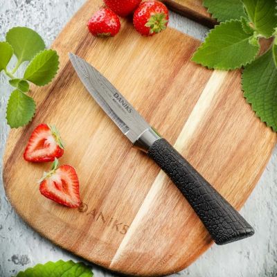 Лот: 24087338. Фото: 1. Нож кухонный Daniks, Novel, для... Столовые приборы, ножи