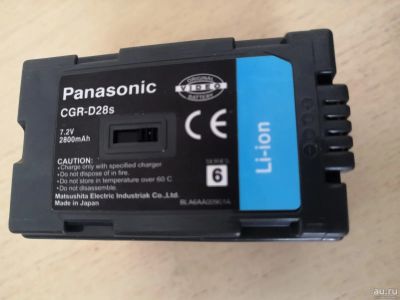 Лот: 13772789. Фото: 1. Аккумуляторная батарея для Panasonic... Другое (фото, видеокамеры, оптика)