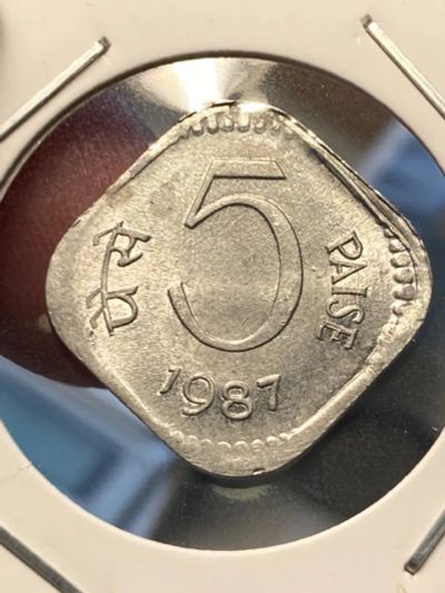 Лот: 19514006. Фото: 1. Индия 5 пайс, 1987 Без отметки... Азия