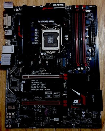 Лот: 17275567. Фото: 1. Материнская плата Gigabyte GA-Z170-Gaming... Материнские платы