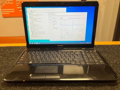 Лот: 24393869. Фото: 1. Б\У ноутбук Toshiba Satellite... Ноутбуки