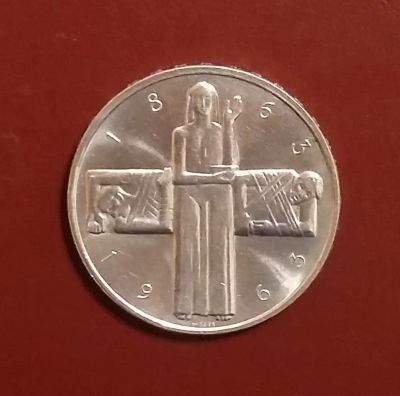 Лот: 20421751. Фото: 1. 5 франков 1963 года. Швейцария... Европа