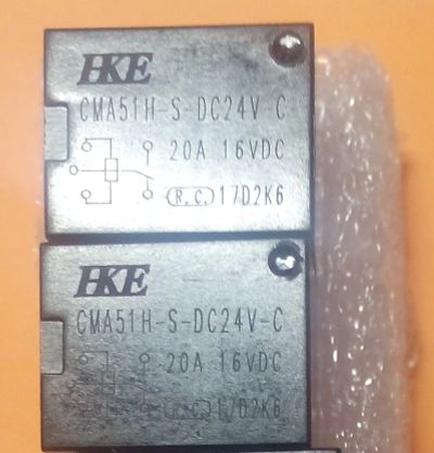 Лот: 10763640. Фото: 1. CMA51-S-24VDC-C 20A 5 PINS 24VDC... Реле, тумблеры, переключатели