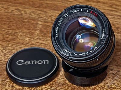 Лот: 1863721. Фото: 1. Canon FD 50mm f 1.4 ssc + байонет... Объективы
