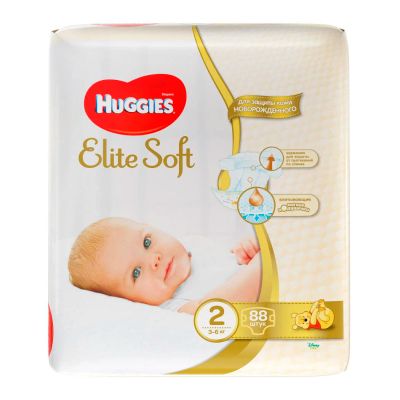 Лот: 11132739. Фото: 1. Подгузники Huggies Elite Soft... Детская гигиена