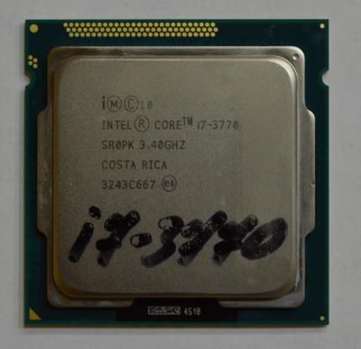 Лот: 4128731. Фото: 1. Процессор Intel Core i7-3770 3... Процессоры
