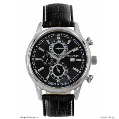 Лот: 21239675. Фото: 1. Romanson TL 1245B MW(BK)BK / TL1245BMWBK. Оригинальные наручные часы