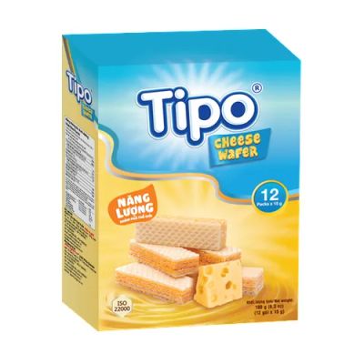 Лот: 20531945. Фото: 1. Сырные вафли TIPO, 180г. Другое (продукты)