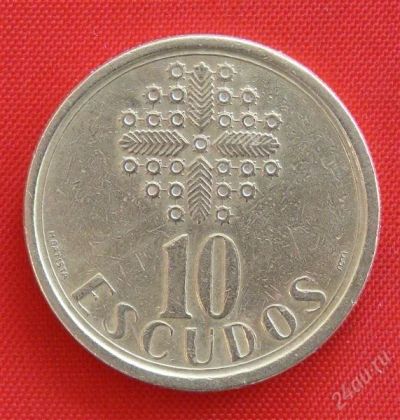 Лот: 1589457. Фото: 1. (№798-2/LF) 10 эскудо 1988 (Португалия... Европа