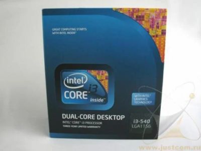 Лот: 3770651. Фото: 1. Процессор Intel Core i3-540 Clarkdale... Процессоры