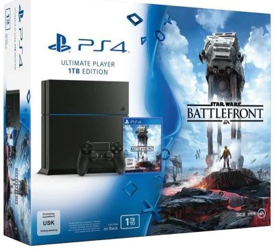 Лот: 6345945. Фото: 1. Sony PlayStation 4 1TB + Star... Игровые приставки, консоли