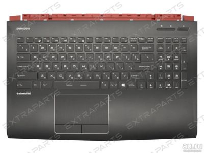 Лот: 17984950. Фото: 1. Топ-панель MSI GE62 2QF черная... Клавиатуры для ноутбуков