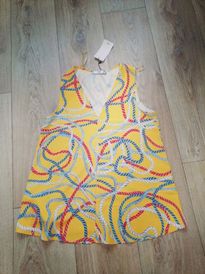 Лот: 19054939. Фото: 1. Яркая летняя блузка Mango casual... Блузы, рубашки, водолазки