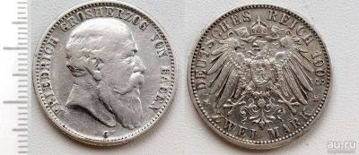 Лот: 8272760. Фото: 1. Германия (Баден). 2 марки 1903... Германия и Австрия