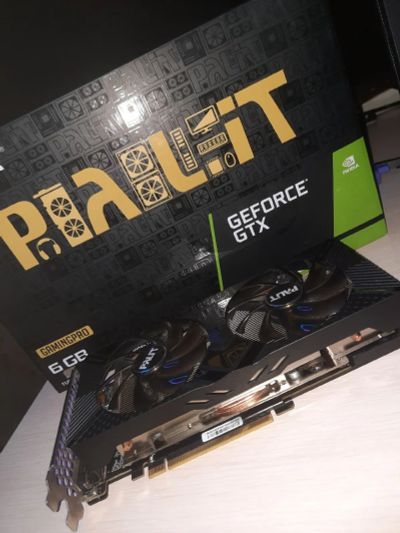 Лот: 20089760. Фото: 1. Видеокарта Palit GeForce GTX 1660... Видеокарты