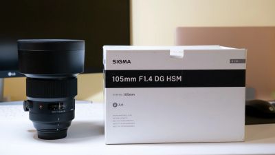 Лот: 18624401. Фото: 1. Объектив Sigma 105mm f/1.4 DG... Объективы