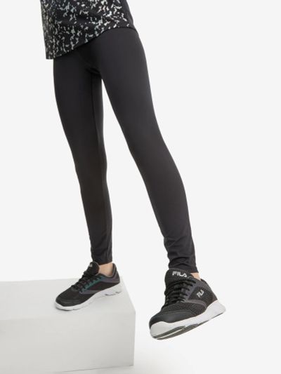 Лот: 24786119. Фото: 1. Легинсы для девочек FILA, Черный. Другое (спортивная одежда)