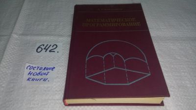 Лот: 10887435. Фото: 1. Математическое программирование... Физико-математические науки