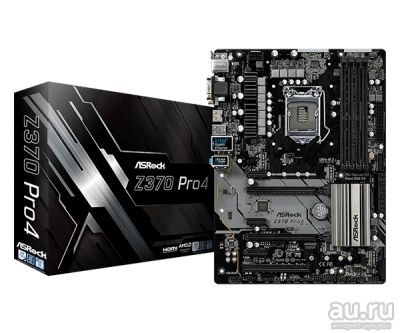 Лот: 13121088. Фото: 1. Материнская плата ASRock Z370... Материнские платы