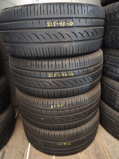 Лот: 16044887. Фото: 1. 215/45 R17 Pirelli powergy. Шины