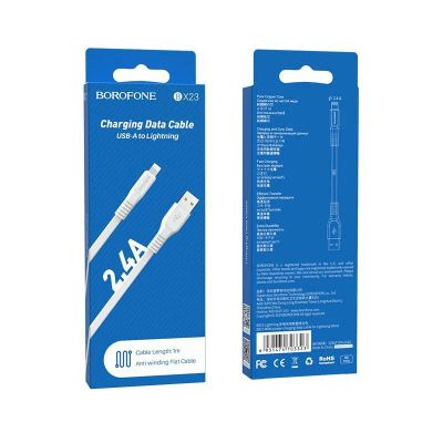Лот: 22150305. Фото: 1. Кабель BOROFONE Lighting BX-23... Дата-кабели, переходники