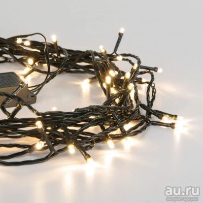 Лот: 18226513. Фото: 1. Гирлянда "Нить" 200LED, тепл.белая... Гирлянды, шарики, новогодние аксессуары