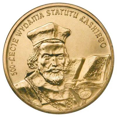 Лот: 5061340. Фото: 1. 2 злотых 2006 Польша, 500-летие... Европа
