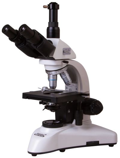 Лот: 16332707. Фото: 1. Микроскоп Levenhuk MED 25T, тринокулярный. Микроскопы