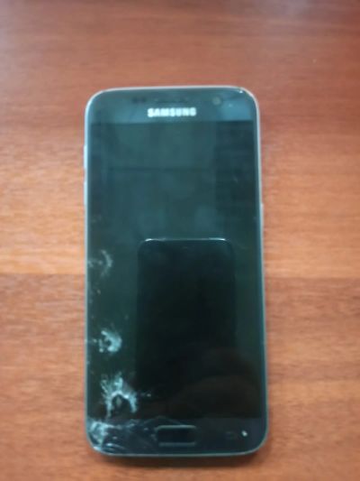 Лот: 15595217. Фото: 1. Смартфон Samsung S7 Black (разбит... Смартфоны