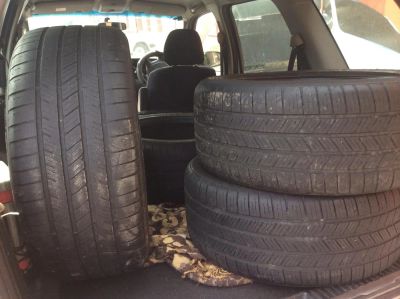 Лот: 5848358. Фото: 1. Летние шины GoodYear 275/45R19... Шины