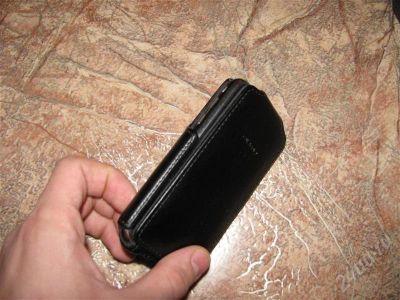 Лот: 678368. Фото: 1. Кожаный чехол на iphone 3g 3gs. Чехлы, бамперы