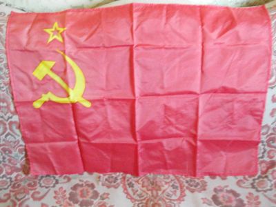 Лот: 5838661. Фото: 1. Флаг СССР времен СССР 85 на 65... Другое (коллекционирование, моделизм)
