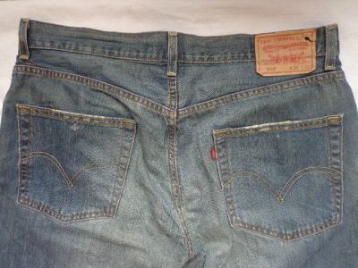 Лот: 8957053. Фото: 1. Джинсы мужские Levis 569 USA 34X32. Брюки, джинсы, шорты