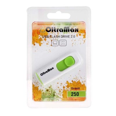 Лот: 11686235. Фото: 1. USB 32GB OltraMax 250 зелёный. USB-флеш карты