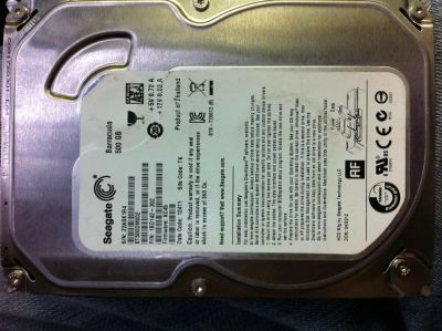 Лот: 3353280. Фото: 1. Seagate 500Gb. Жёсткие диски (HDD)