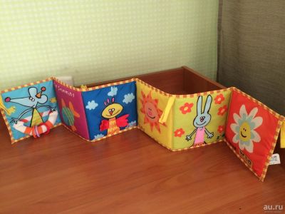 Лот: 9258094. Фото: 1. Книжка-раскладушка Taf Toys в... Для младенцев