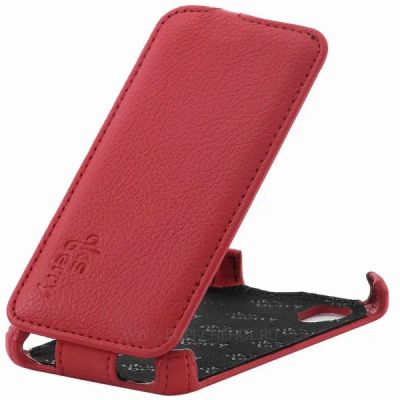 Лот: 4953866. Фото: 1. Чехол-книжка Explay A500 red Aksberry. Чехлы, бамперы