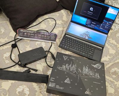 Лот: 25709617. Фото: 1. Asus ROG Zephyrus Duo 16 GX650RW... Ноутбуки