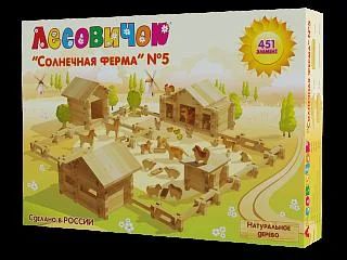 Лот: 8963826. Фото: 1. Деревянный конструкто Лесовичок... Конструкторы