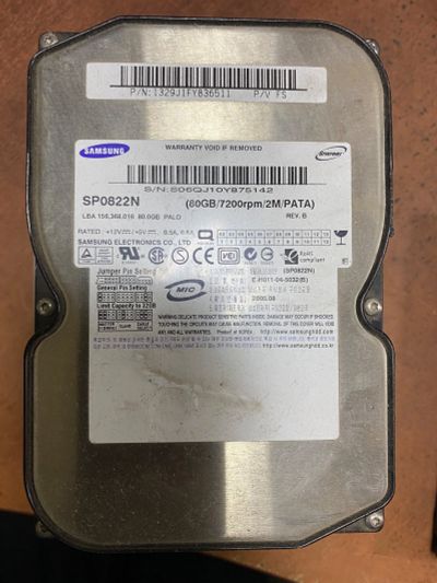 Лот: 16539076. Фото: 1. Неисправный жесткий диск Samsung... Жёсткие диски (HDD)