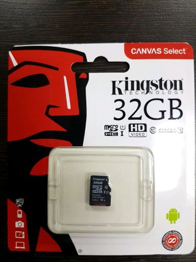 Лот: 16099447. Фото: 1. MicroSDXC Card UHC-I Kingston... Карты памяти