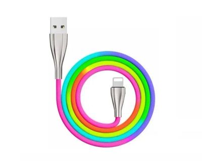Лот: 21781507. Фото: 1. Кабель Lightning - USB радуга. Дата-кабели, переходники