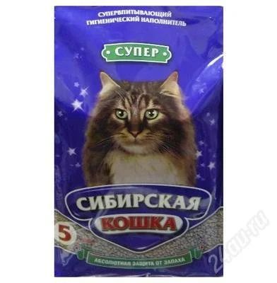 Лот: 1941096. Фото: 1. Наполнитель "Сибирская кошка... Миски, лотки, наполнители
