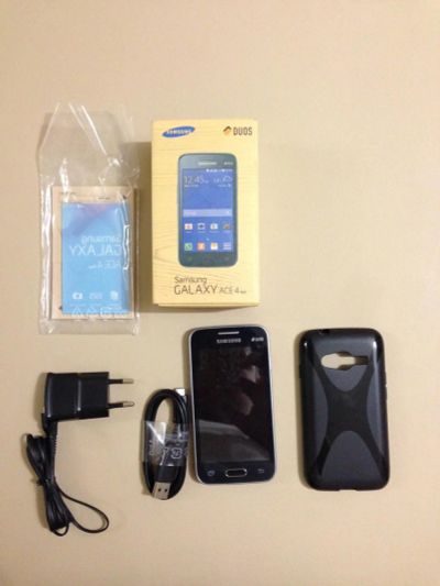 Лот: 7166490. Фото: 1. Смартфон Samsung G318H GalaxyAce4... Смартфоны