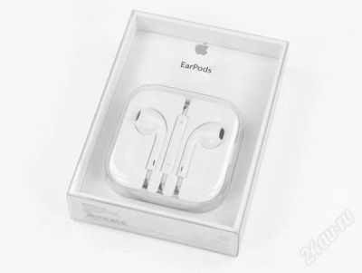 Лот: 2486298. Фото: 1. Apple EarPods (Новые, Не вскрывались... Наушники, гарнитуры