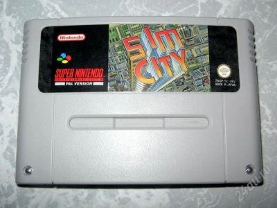 Лот: 1109100. Фото: 1. Sim City (лицензия) для Super... Игры для консолей